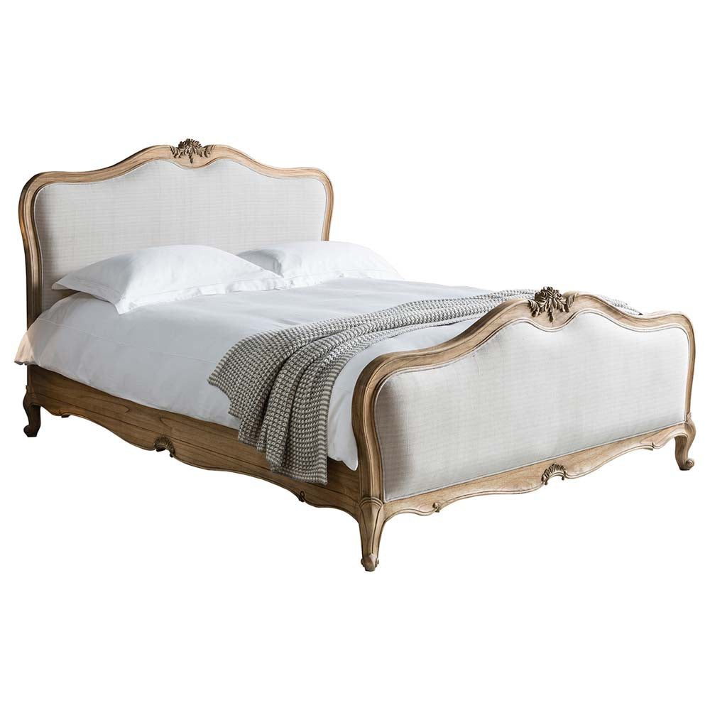 Ghent 5' Linen Upholstered Bed Weathered