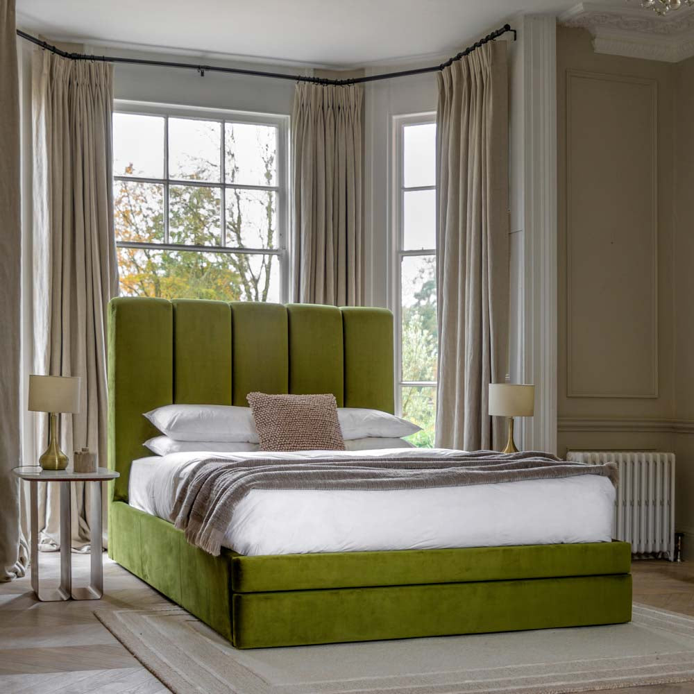 Hyde 4'6 Bed Olive