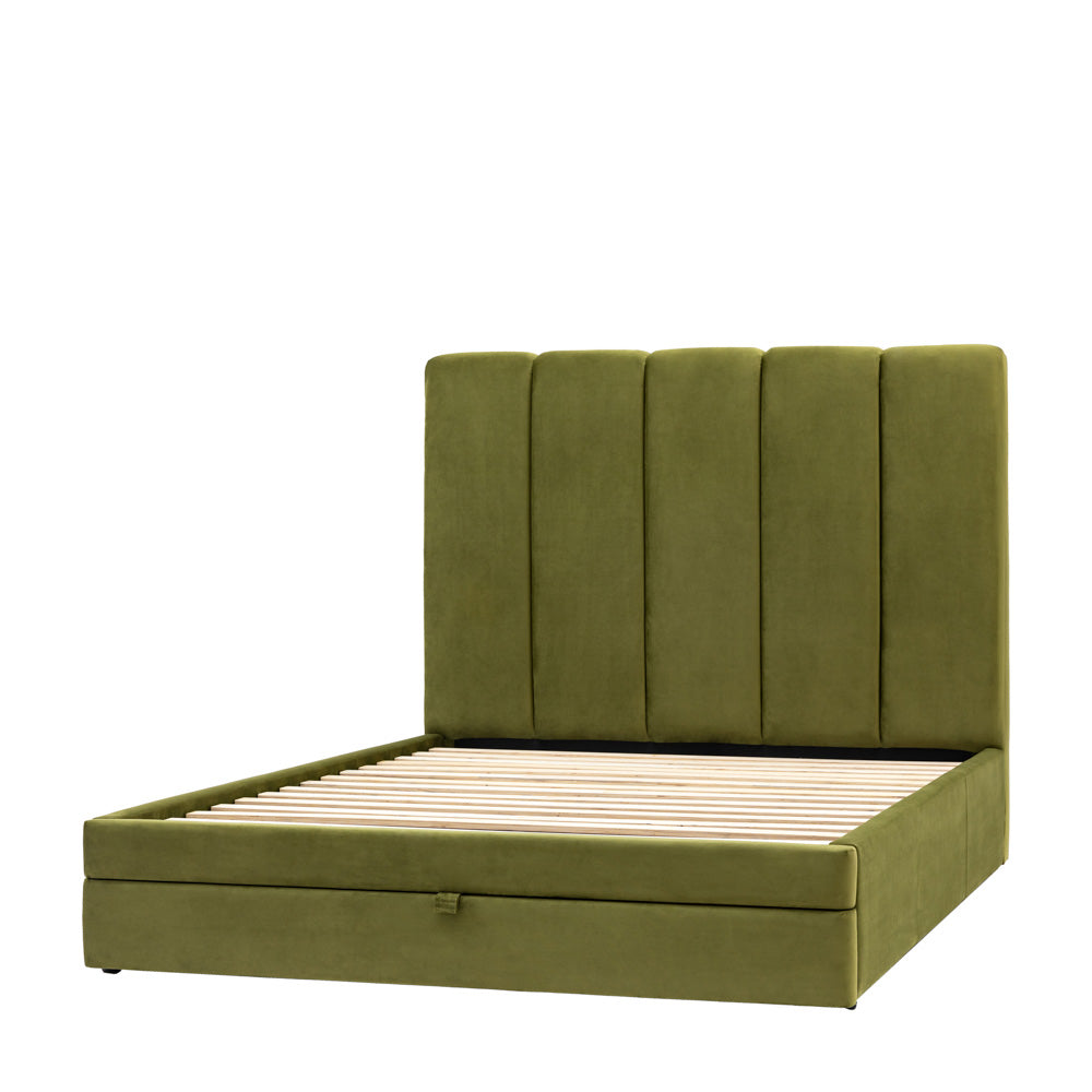 Hyde 4'6 Bed Olive