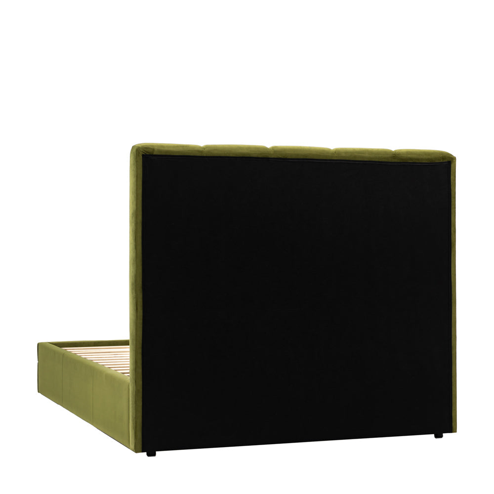 Hyde 4'6 Bed Olive