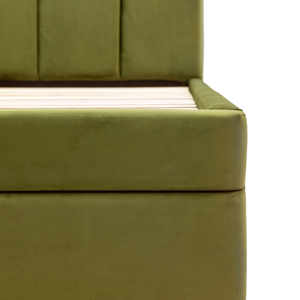 Hyde 4'6 Bed Olive
