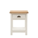 Oxford 1 Drawer Bedside White