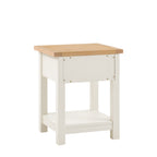 Oxford 1 Drawer Bedside White