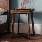 Aswan Retreat Bedside Table Brown Mango