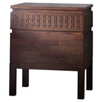 Aswan Retreat Bedside 2 Drawer Chest Brown Mango