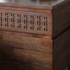 Aswan Retreat Bedside 2 Drawer Chest Brown Mango