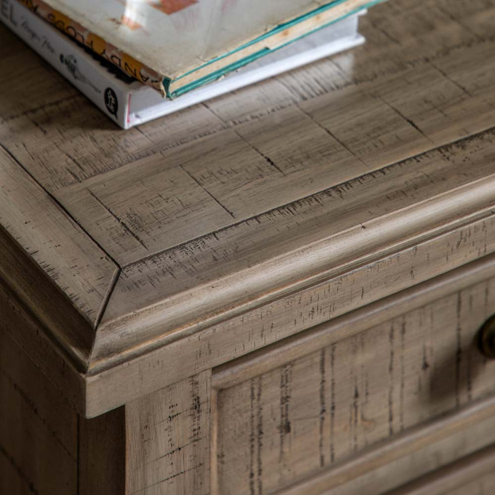 Alberta 3 Drawer Bedside