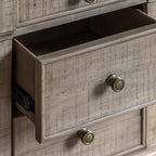 Alberta 3 Drawer Bedside