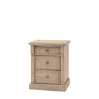Alberta 3 Drawer Bedside