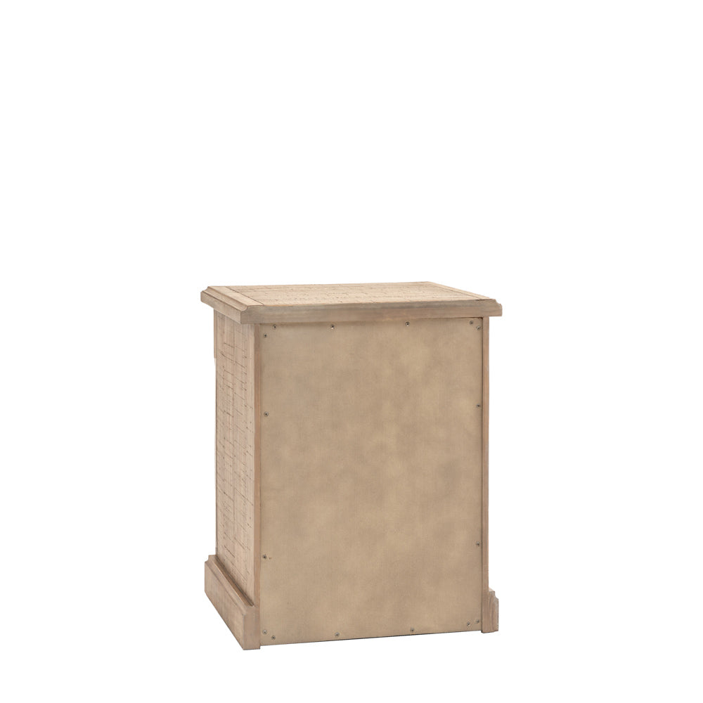 Alberta 3 Drawer Bedside
