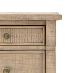 Alberta 3 Drawer Bedside