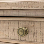 Alberta 3 Drawer Bedside