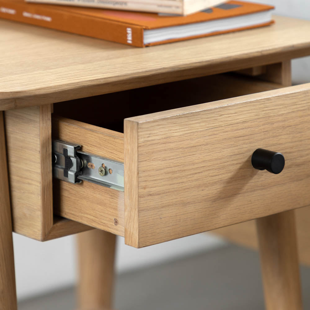 Bremen 1 Drawer Bedside Natural