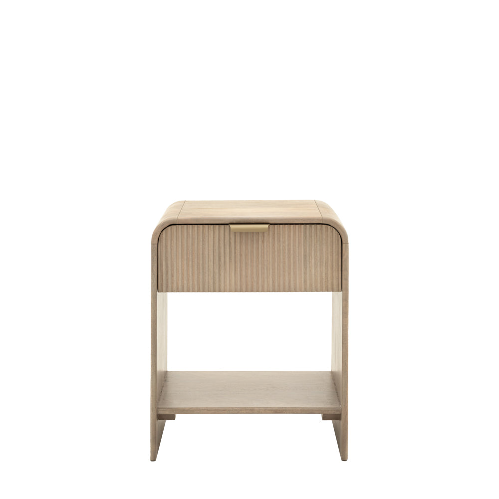 Pavia 1 Drawer Bedside Table Large