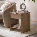 Pavia 1 Drawer Bedside Table Large