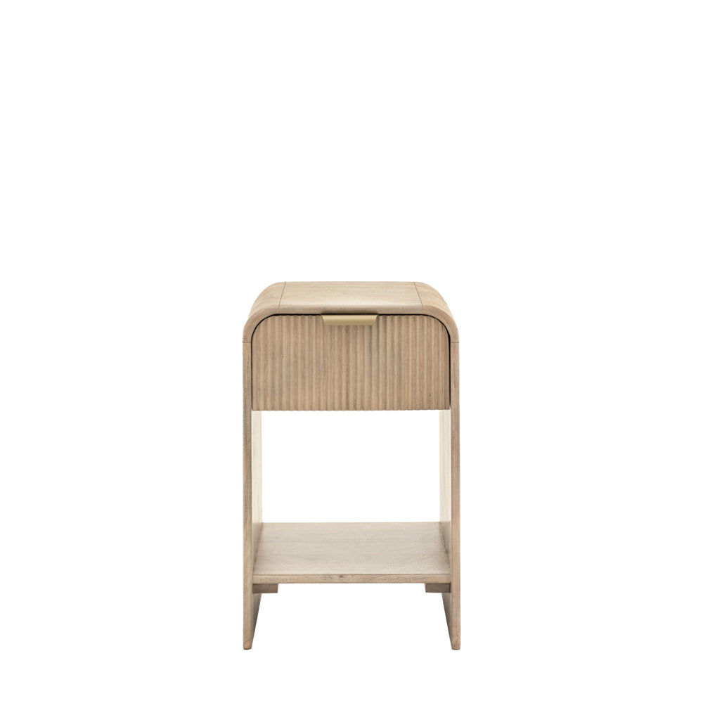 Pavia 1 Drawer Bedside Table Small