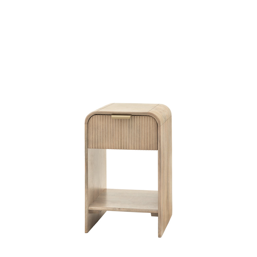 Pavia 1 Drawer Bedside Table Small