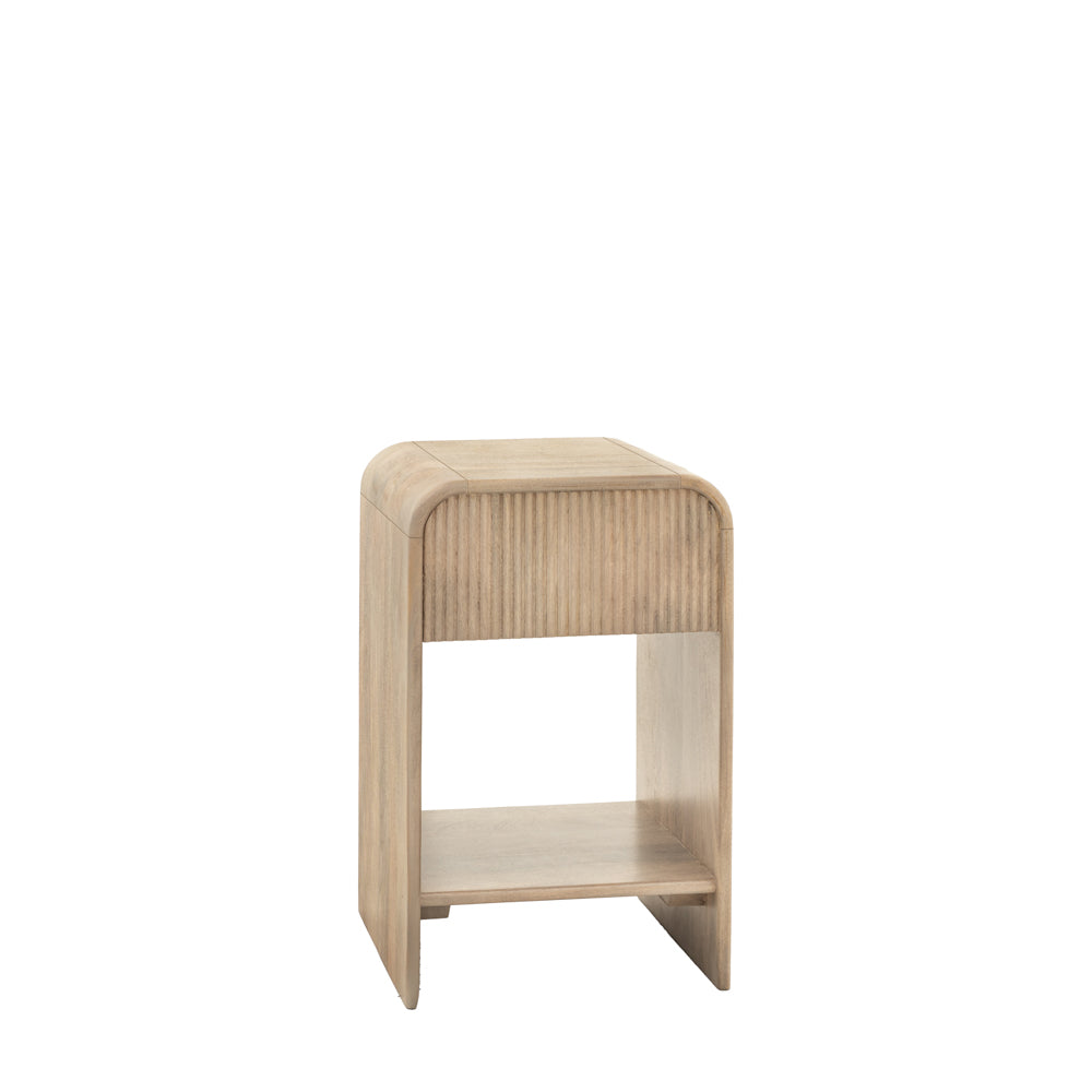 Pavia 1 Drawer Bedside Table Small