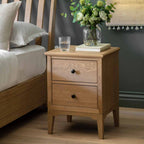 Astley 2 Drawer Bedside Table