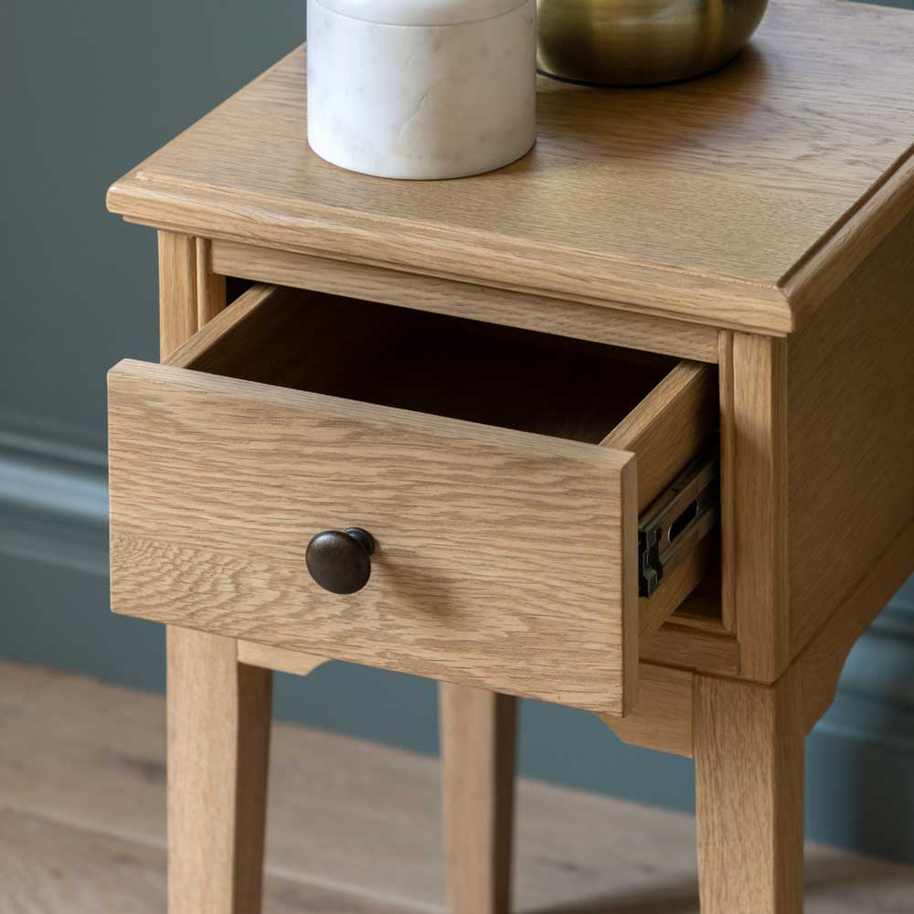 Astley 1 Drawer Bedside Table