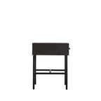Marseille 1 Drawer Bedside Table Black / Natural