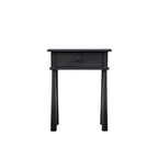 Harbin 1 Drawer Bedside Table Black
