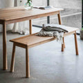 Harbin Dining Bench Oak