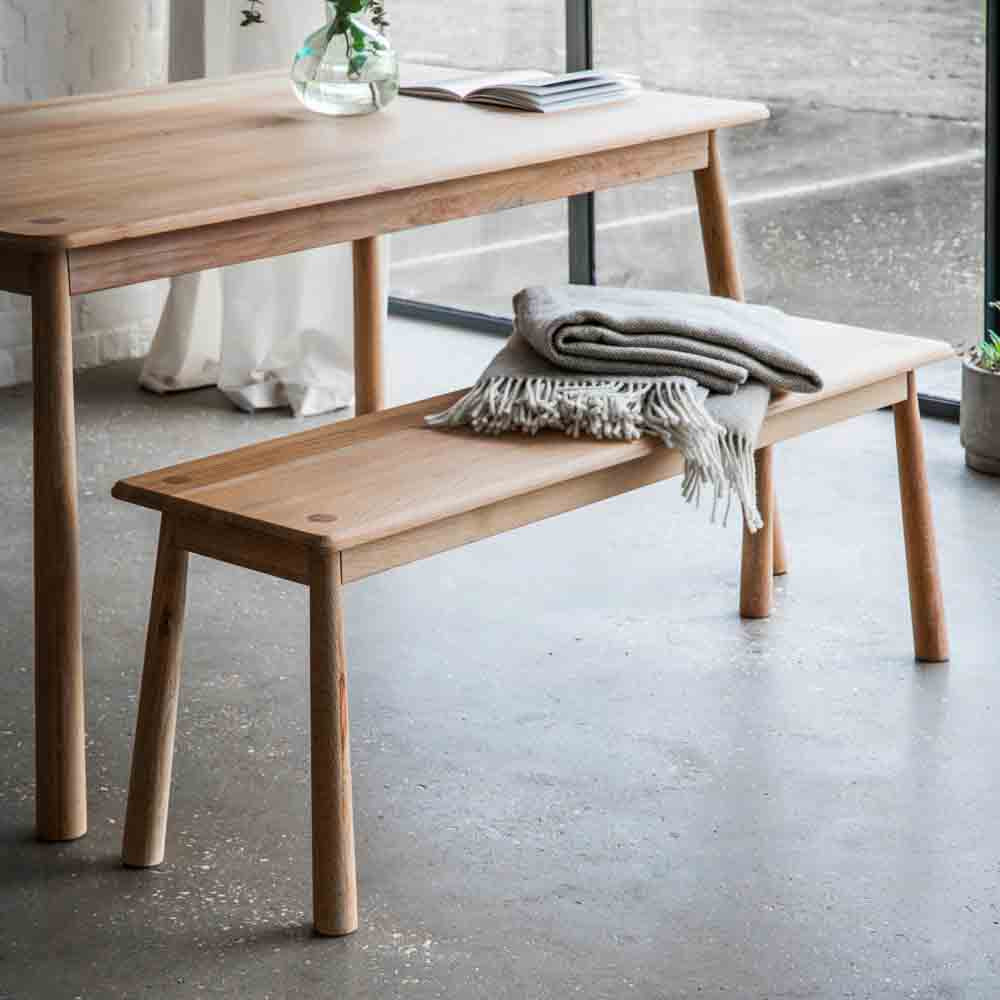 Harbin Dining Bench Oak