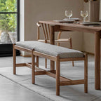 Hanover Dining Bench Natural Acacia