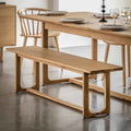 Hamburg Dining Bench Natural