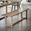 Hamburg Dining Bench Smoked