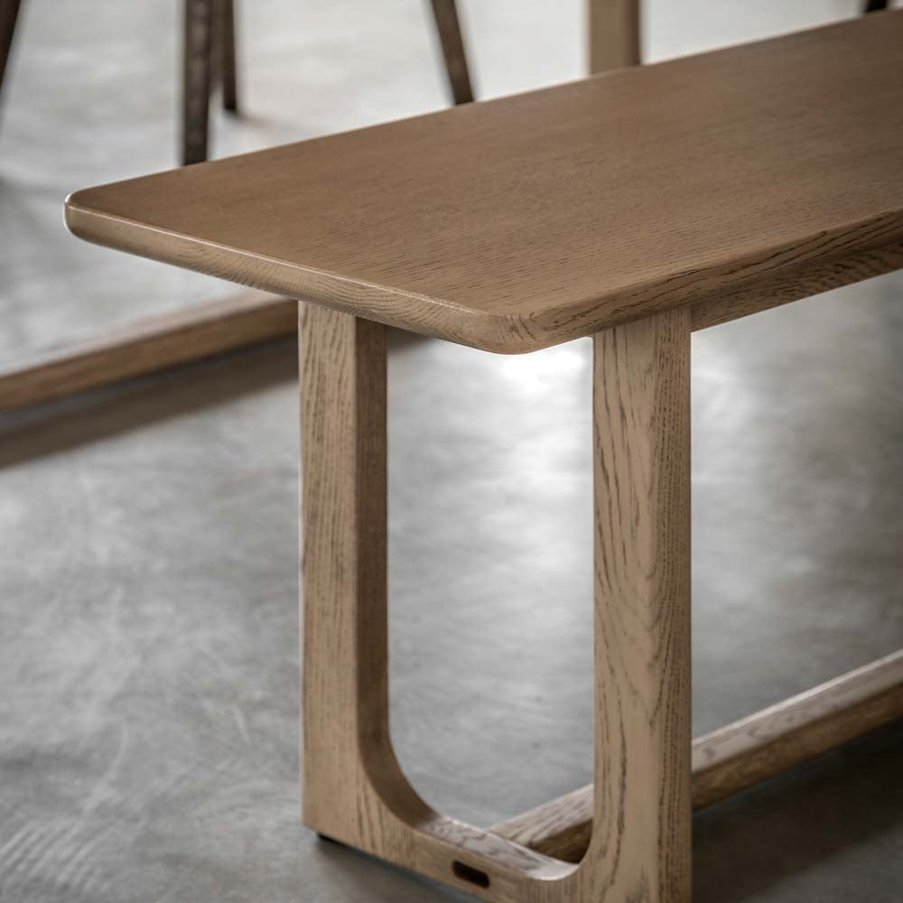 Hamburg Dining Bench Smoked