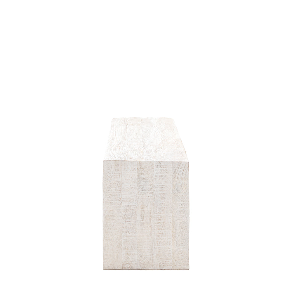 Helsinki Dining Bench Whitewash