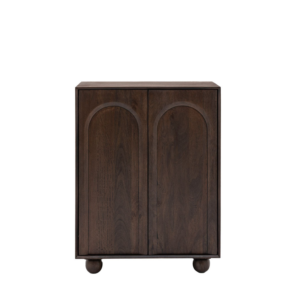 Arch 2 Door Cupboard Walnut