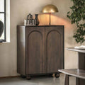 Arch 2 Door Cupboard Walnut