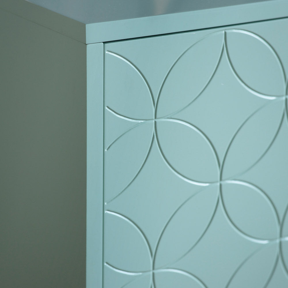 Turku 2 Door Cabinet Mint