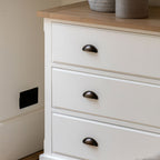Oxford 3 Drawer Chest White