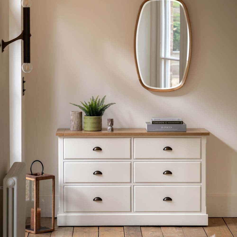 Oxford 6 Drawer Chest White