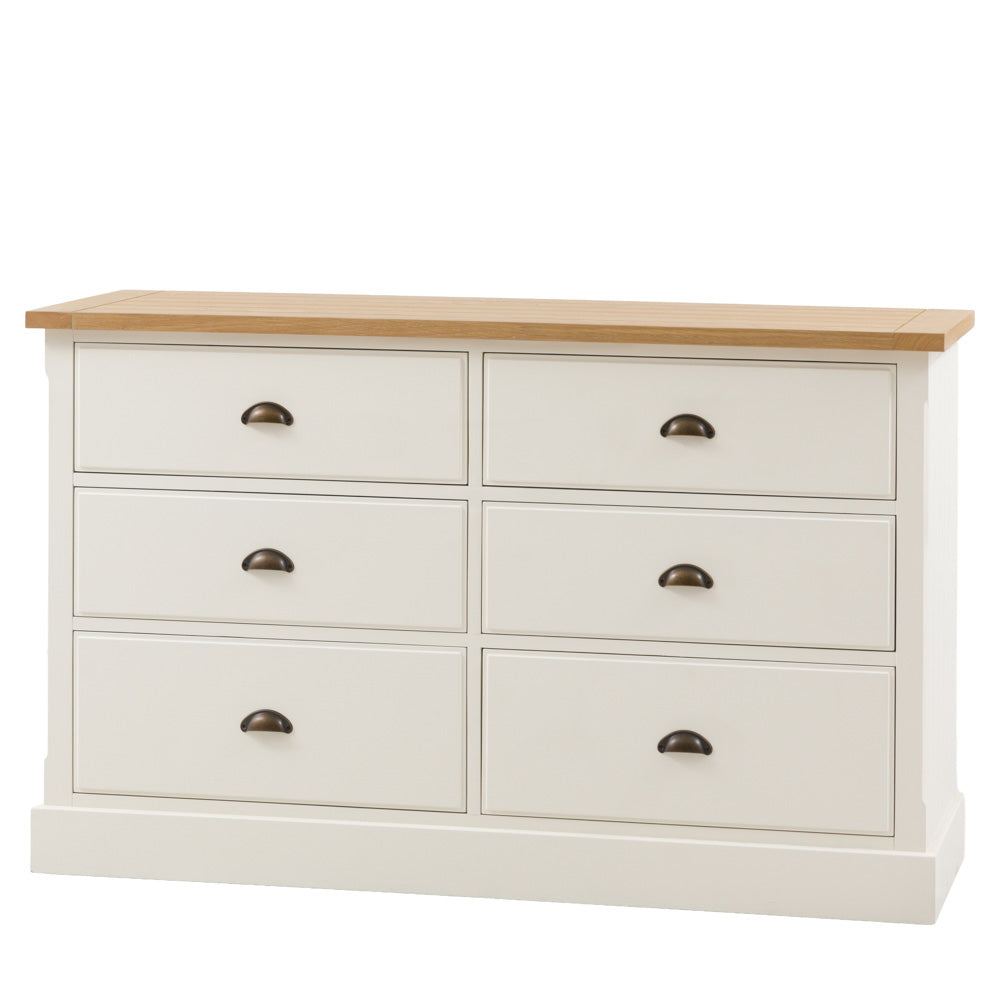 Oxford 6 Drawer Chest White