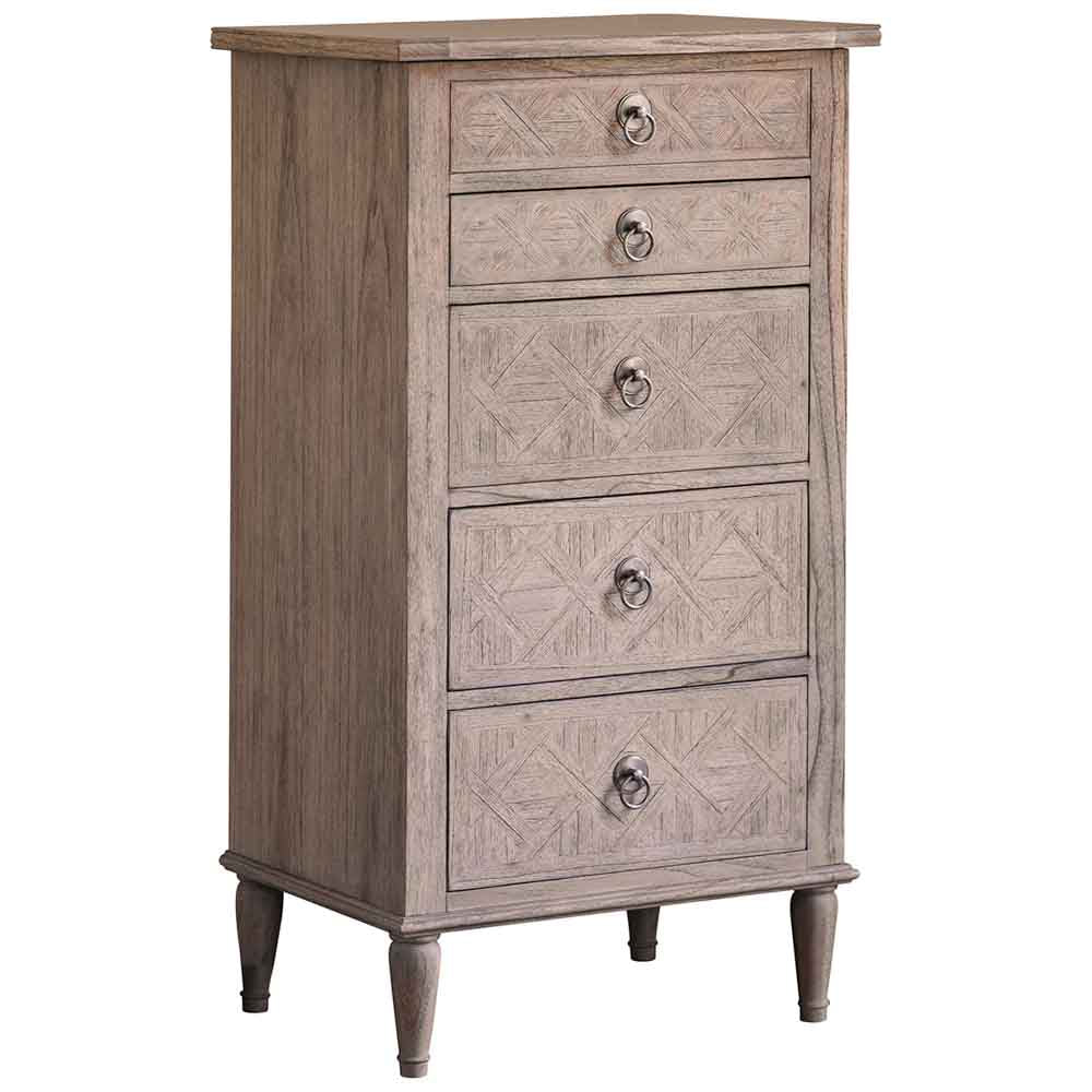 Reims 5 Drawer Lingerie Chest Natural