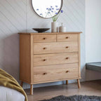 Harbin 5 Drawer Chest Oak
