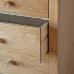 Harbin 5 Drawer Chest Oak