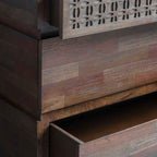 Aswan Retreat 4 Drawer Chest Brown Mango