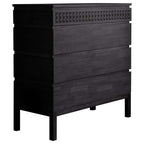 Aswan Boutique 4 Drawer Chest Black Mango