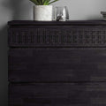 Aswan Boutique 4 Drawer Chest Black Mango