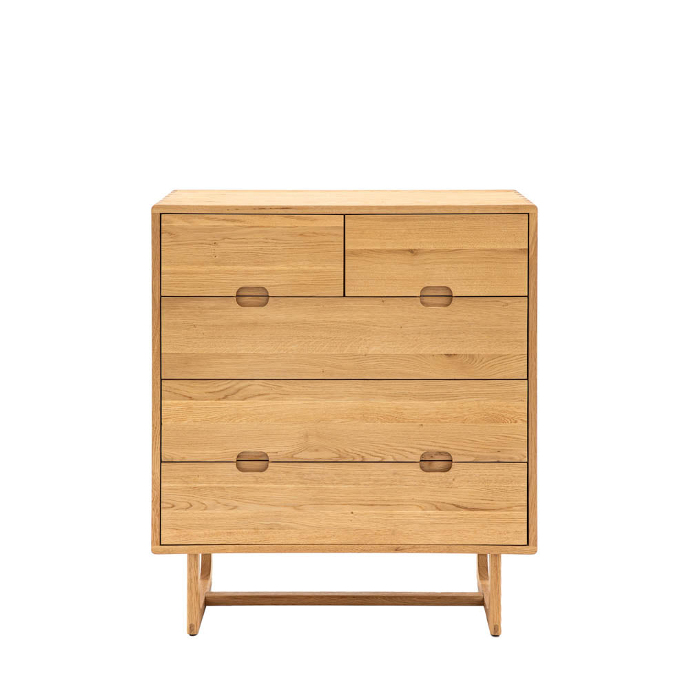 Hamburg 5 Drawer Chest Natural