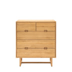 Hamburg 5 Drawer Chest Natural