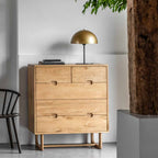 Hamburg 5 Drawer Chest Natural
