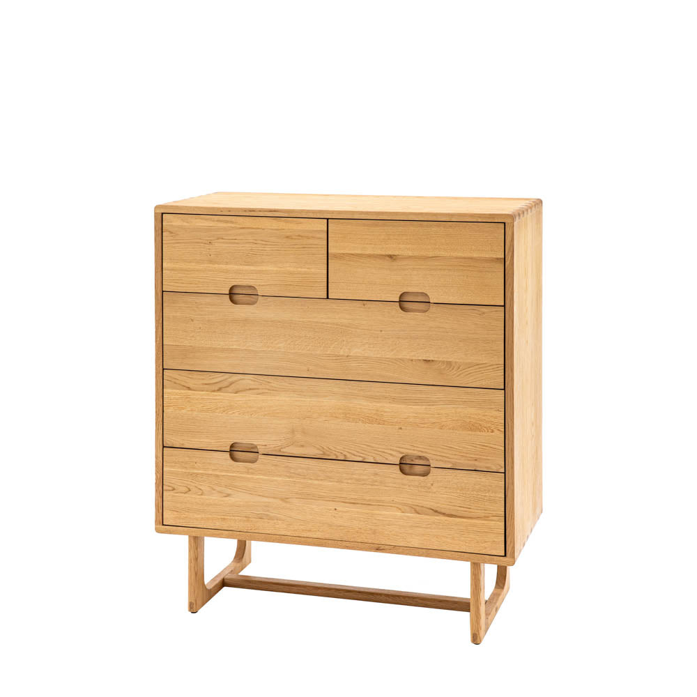 Hamburg 5 Drawer Chest Natural