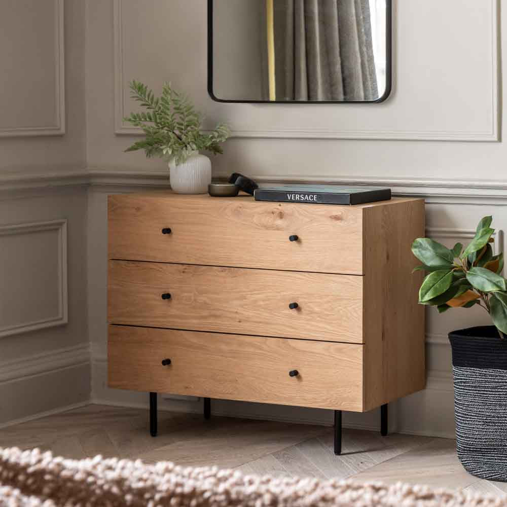 Didcot 3 Drawer Chest Natural